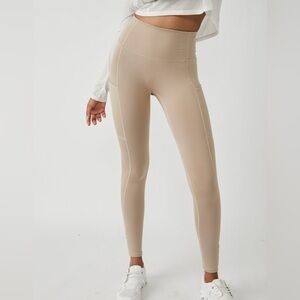 High-Waisted Tan Leggings